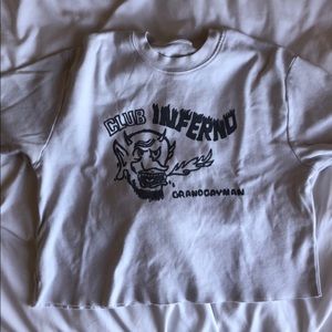 Brandy Melville Club Inferno Crop Top